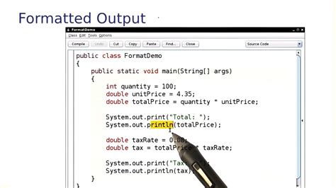 Java Output Formatting .